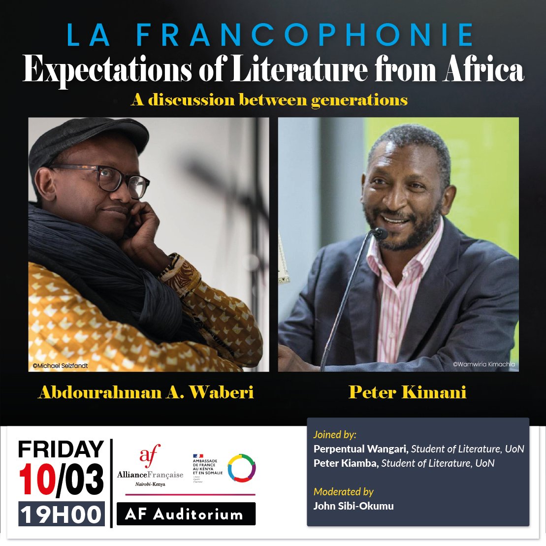 Harsita Waters (@harsitawaters) on Twitter photo #LaFrancophonie Face to Face with the acclaimed authors <a href="/KimaniPete/">Peter Kimani</a> and <a href="/AAWaberi/">Abdourahman WABERI @abdourahmanwaberi.bsky.social</a> moderated by <a href="/JohnSibiOkumu/">John Sibi-Okumu, OGW</a> joined by <a href="/uonbi/">University of Nairobi</a> students of literature <a href="/FranceinKenya/">FrenchEmbassyKenya</a> #African #Literature to zone or not #anglophone vs #francophone #LaFrancophonie Face to Face with the acclaimed authors <a href="/KimaniPete/">Peter Kimani</a> and <a href="/AAWaberi/">Abdourahman WABERI @abdourahmanwaberi.bsky.social</a> moderated by <a href="/JohnSibiOkumu/">John Sibi-Okumu, OGW</a> joined by <a href="/uonbi/">University of Nairobi</a> students of literature <a href="/FranceinKenya/">FrenchEmbassyKenya</a> #African #Literature to zone or not #anglophone vs #francophone