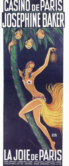 VisbyAnders's tweet photo. La Joie de Paris revue poster featuring Josephine Baker at the Casino de Paris, 1932-33 #pinterest #type #art #erotic #ddr #ux #ui #design #covers #graphic #illustration https://t.co/yaQVzGnxrI