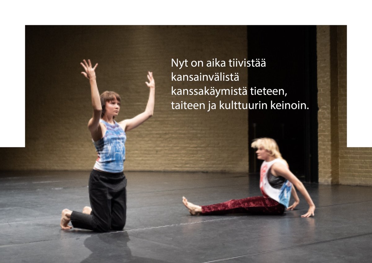 Menestyvä ja tunnettu Suomi tarvitsee korkeatasoista, merkityksellistä tiedettä, taidetta ja kulttuuria. Suomen on laadittava strategia tieteen, taiteen ja kulttuurin kansainvälisyyden ja yhteistyön kehittämiseksi. #eduskuntavaalit2023 #kulttuuribudjettiprosenttiin #tiedevaalit23