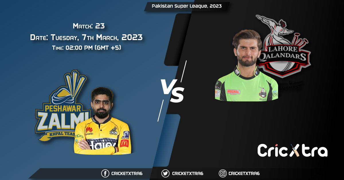 cricketxtra6's tweet photo. Peshawar Zalmi vs Lahore Qalandars 23rd Match Will Be Played Tomorrow At 02:00 PM
#PSL8 #cricket #PSL2023 #cricxtra #upcomingmatch https://t.co/4MF5AyfF5u