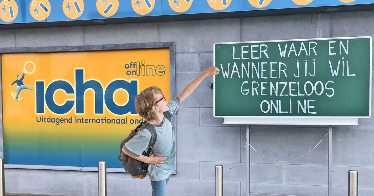 Icha - Uitdagende on/offline internationale school tweet media
