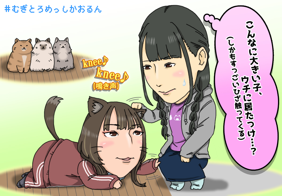 今回もイラストを採用していただけました!!
ありがとうございます!

大きな猫ちゃんを可愛がる優木かなさんの図です。
むぎとろめっしちゃん単体もアップします!

#ひざとり
#むぎとろめっし
#むぎとろめっしかおるん 