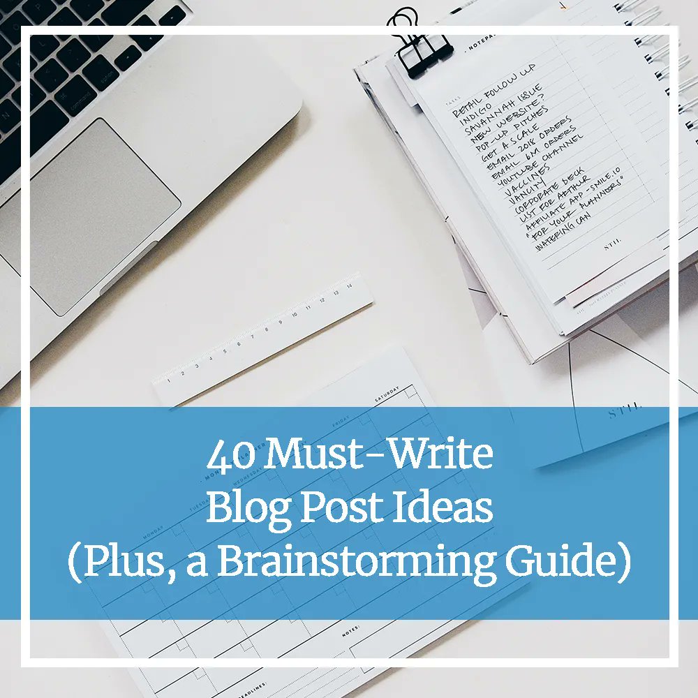 Trying to come up with blog post ideas that your audience will gobble up? Save yourself some time with these 40 blog post ideas and brainstorming tips! #Blogging #BlogIdeas #ContentMarketing #ContentStrategy

buff.ly/3QPcg5B