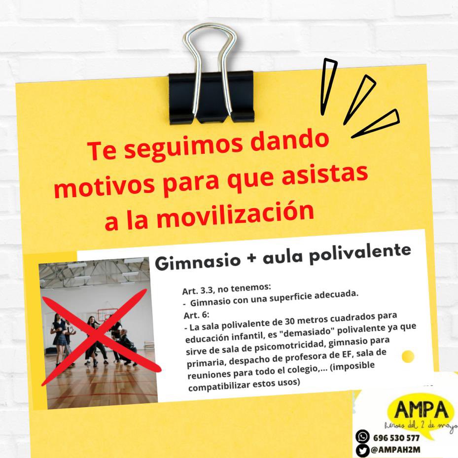 AmpaH2M's tweet photo. 🚨🚨⚠️⚠️🚨🚨⚠️⚠️🚨🚨

            MANIFESTACIÓN

16 de Marzo - 17:30 horas desde la puerta del colegio hasta la plaza del pueblo, hagámonos oír y que acaben el cole!!

No faltes!!!! Por ellos y por ellas!!!!

#H2MCompletoYa https://t.co/ey1SJOa9fW