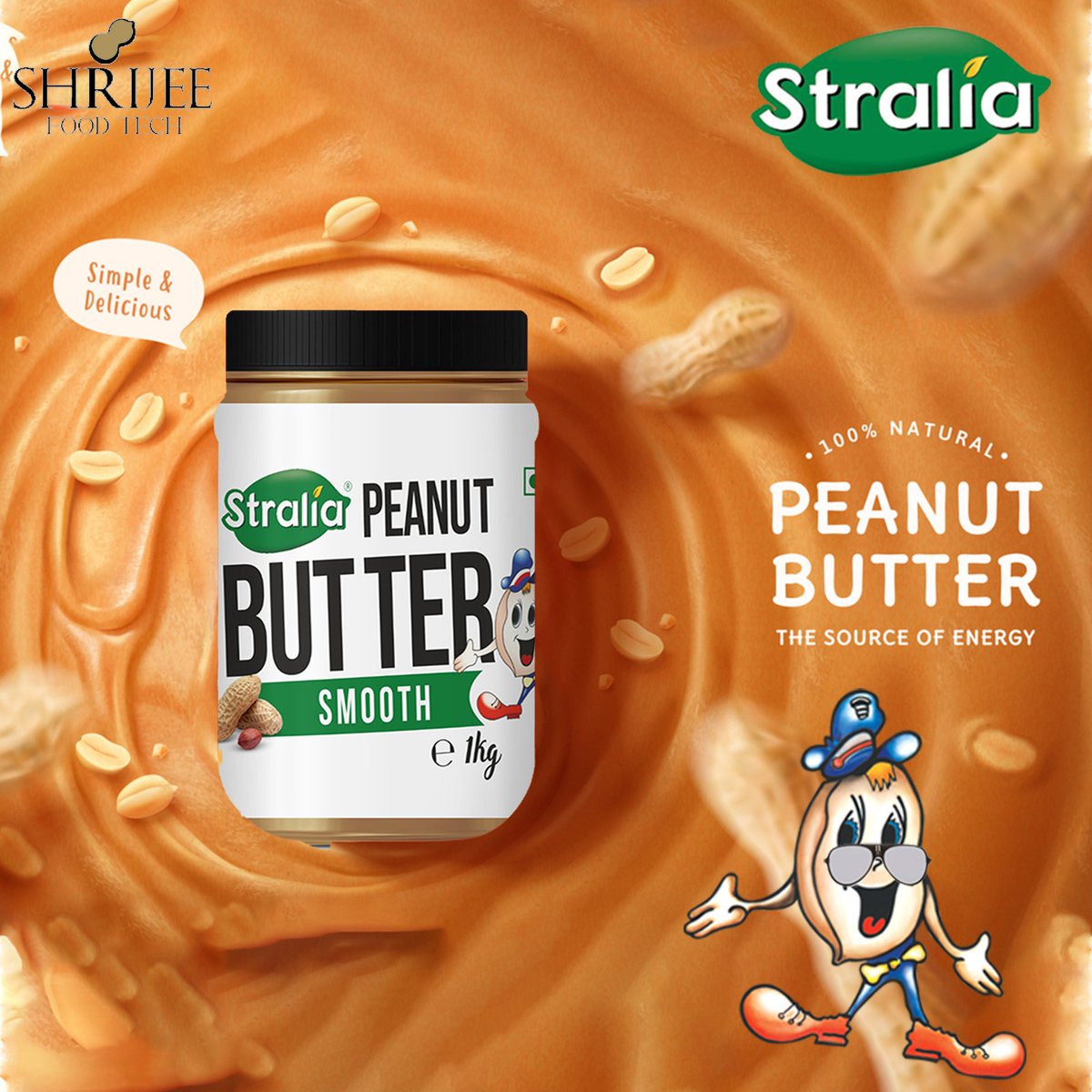 ShrijeeF's tweet photo. Deliciously nutty, totally irresistible!

#starliapeanutbutter #smoothpeanutbutter #peanutbutter #Butter #chocolate #choco #foodbusiness #food #privatelabel #india #aussie #fitness #healthyfood #busines #distributors #FMCG #peanuts #delicious #JamKandorna #gujarat #india https://t.co/fsRbzkWdJa