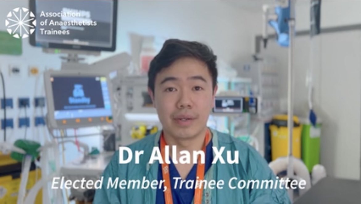 Association of Anaesthetists Resident Doctors (@anaes_residents) on Twitter photo ✨We have 5 upcoming vacancies on Trainee Committee✨
Watch the first in a series of promo videos to hear <a href="/allan_xu/">Allan Xu</a> <a href="/LukeFlower1/">Luke Flower</a> and <a href="/AnaesthetistKat/">Kathryn Singh</a> explain their experiences.
Video: vimeo.com/805101570/3a1c…
Application info: anaesthetists.org/Home/News-opin… ✨We have 5 upcoming vacancies on Trainee Committee✨
Watch the first in a series of promo videos to hear <a href="/allan_xu/">Allan Xu</a> <a href="/LukeFlower1/">Luke Flower</a> and <a href="/AnaesthetistKat/">Kathryn Singh</a> explain their experiences.
Video: vimeo.com/805101570/3a1c…
Application info: anaesthetists.org/Home/News-opin…