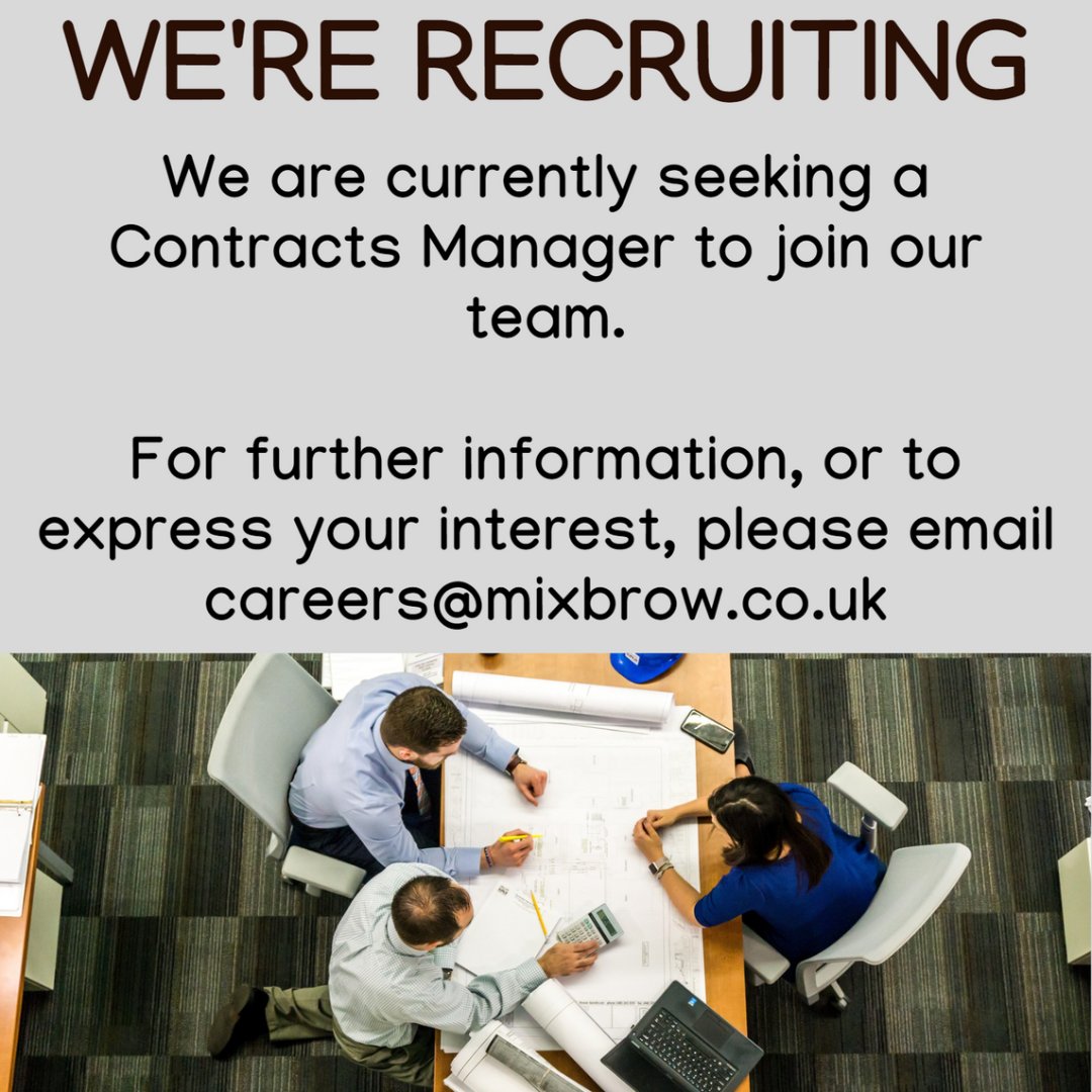 mixbrow's tweet photo. Are you looking for a new challenge? Then how about joining our team! #construction #suffolk #constructionjobs #manager https://t.co/ABo9xwYvpl