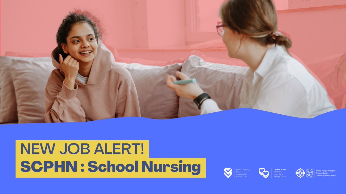 Job vacancy: Specialist Community Public Health Nurse - School Nursing @AneurinBevanUHB based in Trethomas #Caerphilly Band 6, Part time - 30 hours per week (Variation of hours and/or term time only will be considered) 👉 trac.jobs buff.ly/3ZKhmDu