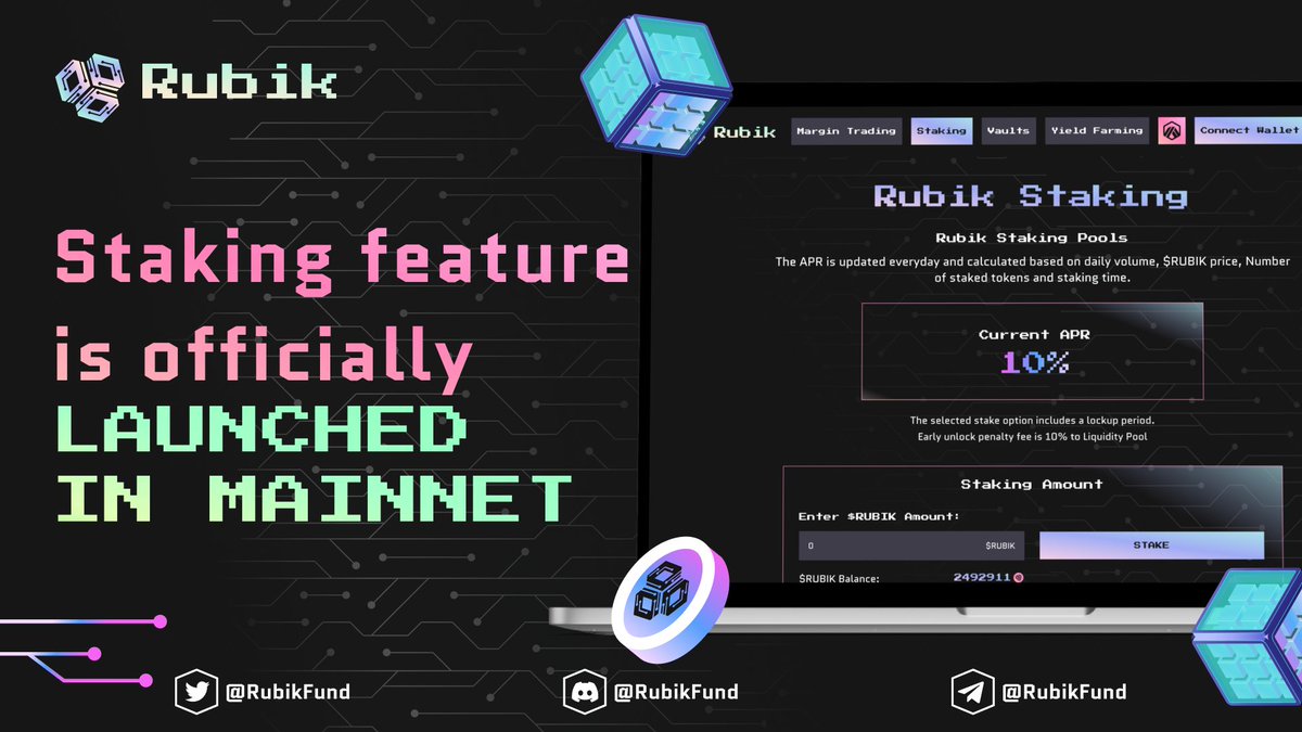 RubikFund |Launching On Sushiswap |7PM UTC Mar 6th tweet media
