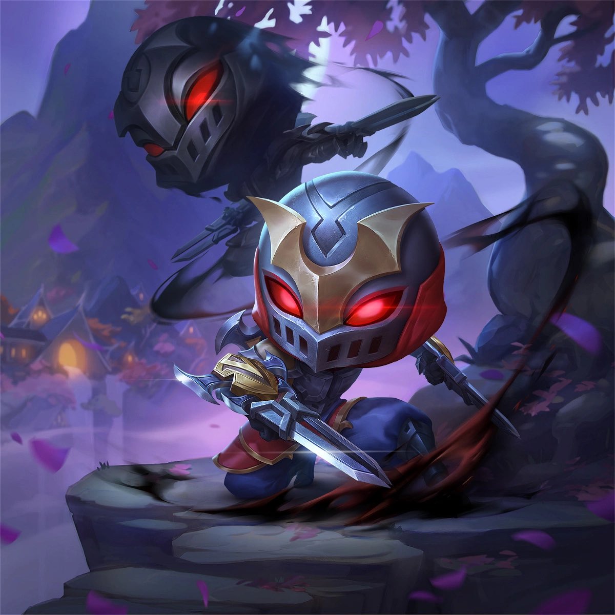 「Chibi Zed and  Zed 」|Spideraxeのイラスト