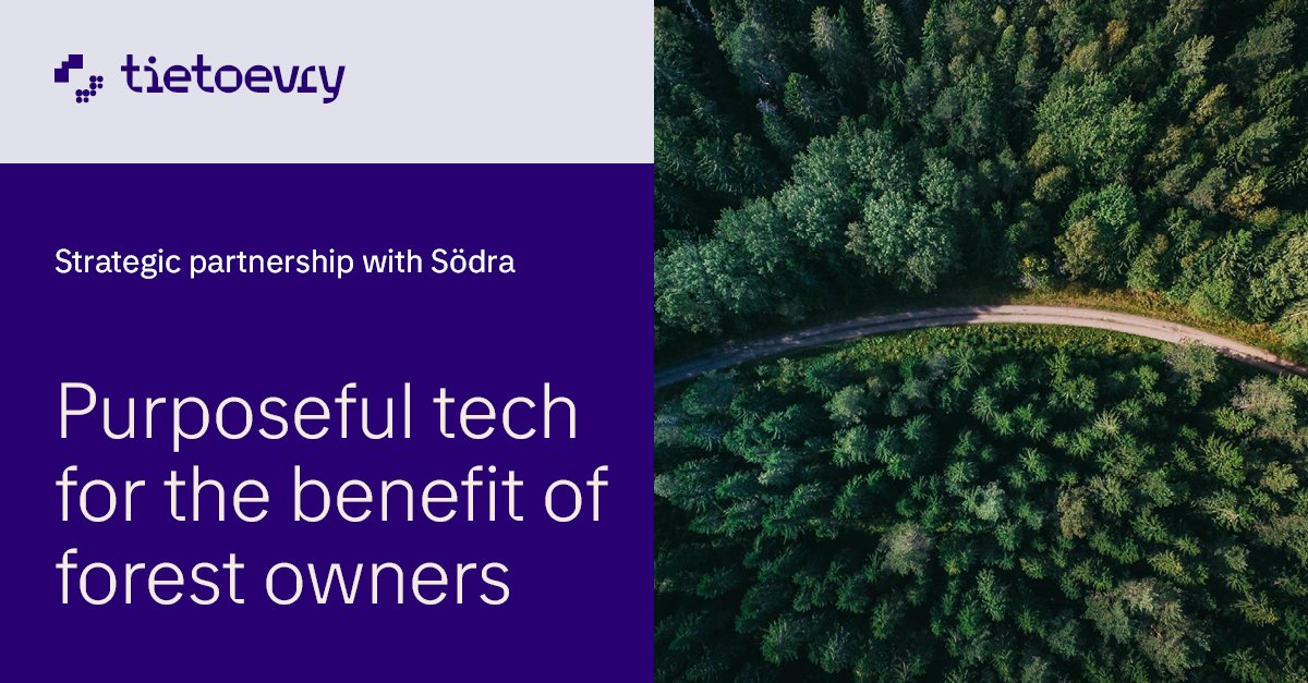 Excited to be part of Södra's journey helping them to achieve digitization goals and maximize benefits for forest owners! 
📣Read the news <a href="https://t.co/lViVP29hzV" target="_blank">bddy.me/3moh7iR</a>

<a href="https://twitter.com/hashtag/tietoevrytransform?src=hash" target="_blank">#tietoevrytransform</a>  <a href="https://twitter.com/hashtag/Dynamics365?src=hash" target="_blank">#Dynamics365</a> <a href="https://twitter.com/hashtag/d365?src=hash" target="_blank">#d365</a> <a href="https://twitter.com/hashtag/ERP?src=hash" target="_blank">#ERP</a> <a href="https://twitter.com/hashtag/d365?src=hash" target="_blank">#d365</a>fo https://t.co/fTBG0WOwid