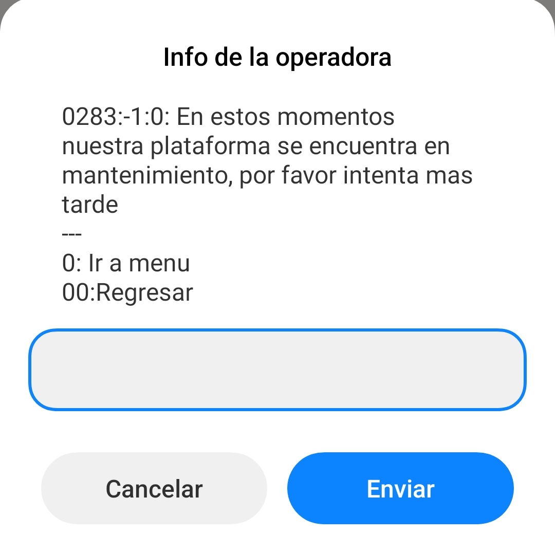 Recargas3gjm's tweet photo. La plataforma Movistar está en mantenimiento, no salen las recargas.
#recargas https://t.co/WYmPvVE89g