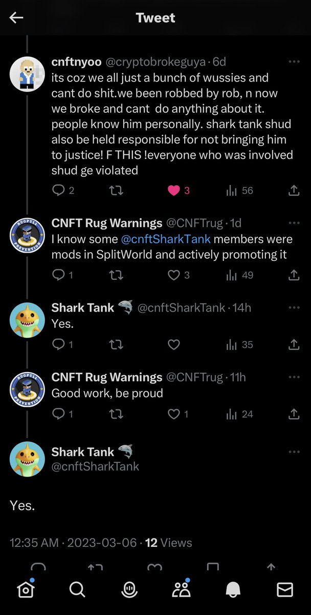 CNFT Rug Warnings tweet media