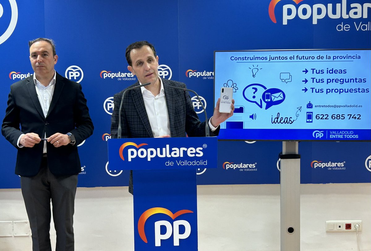 🔵 @Conrado_Iscar presenta los nuevos canales de participación ciudadana para elaborar el programa del @PPDiputacionVa #EntreTodos. 🗣️ “nuestro compromiso es escuchar y atender a todos. Por eso abrimos estas vías de comunicación a toda la sociedad”. 🔗 ppvalladolid.es/conrado-iscar-…