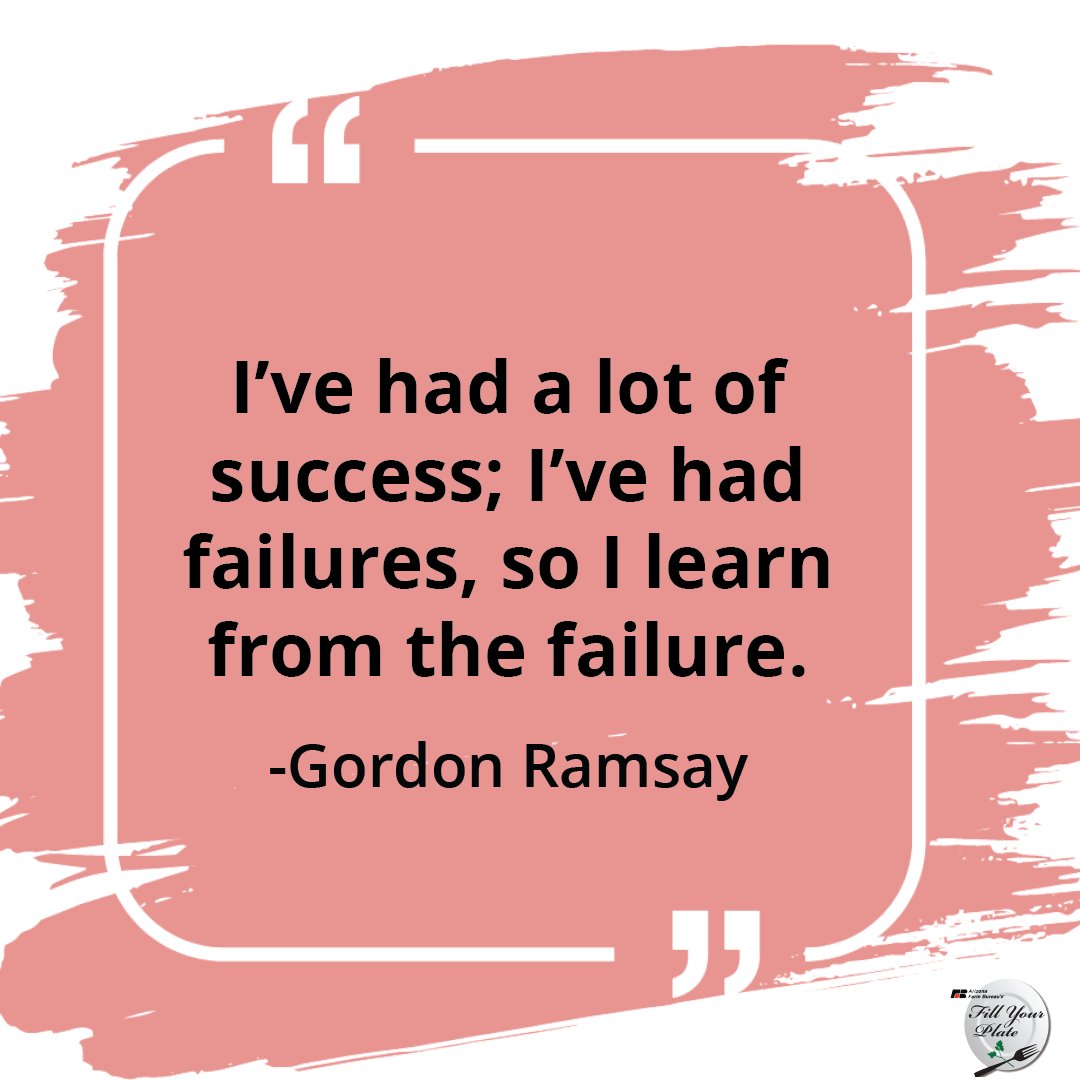 #MondayMotivation I've had a lot of success; I've had failures, so I learn from the failure. -Gordon Ramsay https://t.co/b602T6nzPc