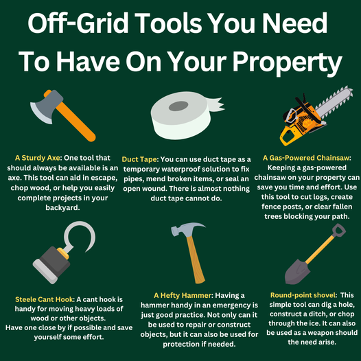 nogridprojects's tweet photo. What other tools would you add?
.
.
.
#offgridhomestead #doityourselfproject #prepper #survival #preparedness #nogridsurvivalprojects https://t.co/0t9basPiau