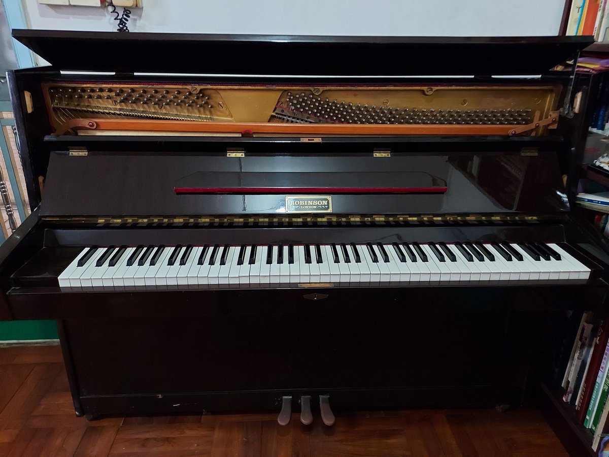 cklawpianotuner's tweet photo. 這類鋼琴稱為「貼牌琴」，看似是外國出產吧。其實很多鋼琴廠或經銷商只是為琴貼了一個外國名字或地方名的「牌」而已。跟原產地或質素未必有關係。現在市場上這類鋼琴實在多的是！

#pianotechnician 
#piano
#recyele
#鋼琴調音師
#鋼琴調律師
#鋼琴調音
#ピアノ調律師 
#ピアノ塗装
#ピアノ https://t.co/Pxxf3ePKpO