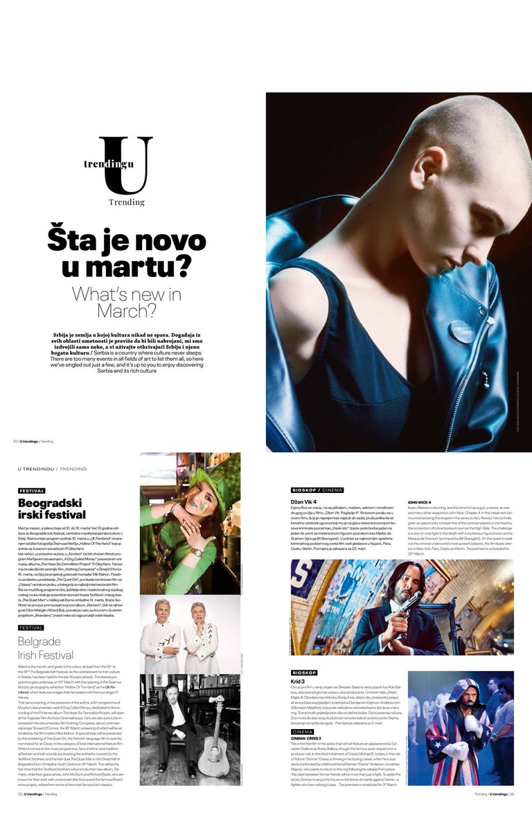 Belgrade Irish Festival (@irishfestbgd) on Twitter photo ✈️Thanks to <a href="/airserbia/">Air Serbia</a> for featuring us in the newest issue of Elevate! 🆕
🔗Find out what’s new in March at elevate.airserbia.com/Elevate_mar202… ✈️Thanks to <a href="/airserbia/">Air Serbia</a> for featuring us in the newest issue of Elevate! 🆕
🔗Find out what’s new in March at elevate.airserbia.com/Elevate_mar202…