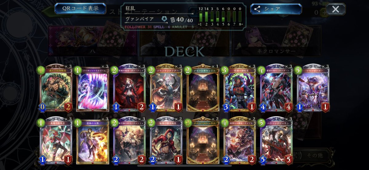 TESTAGAME's tweet photo. 狂乱ヴァンプ で10連勝❗️
このまま安定して勝ち続けた〜い。
#twitch ＃シャドバ #シャドバ勢と繋がりたい https://t.co/gtQXOGYcZY