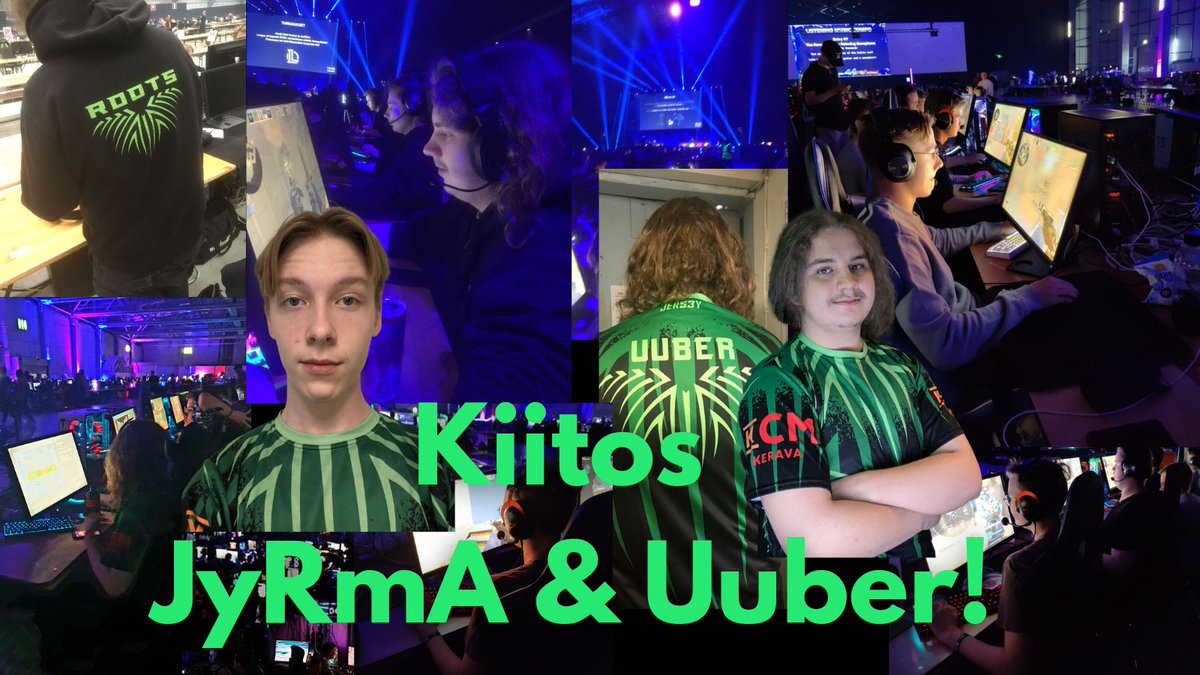 Kiitos <a href="/jyrmacsgo/">Jymy</a> ja <a href="/Uuberz/">Uuber</a>! 💚 
Ollu mahtavat vuodet seurata teidän kasvua ja kehitystä, ensin akatemiassa ja nyt mainissa 😍

Uuber vaihtaa Rootsin vihreän armeijan vihreisiin ja JyRmA keskittää aikansa jatkossa muihin tärkeisiin asioihin. GL jätkät! 
#rooting4Roots #esportsfi