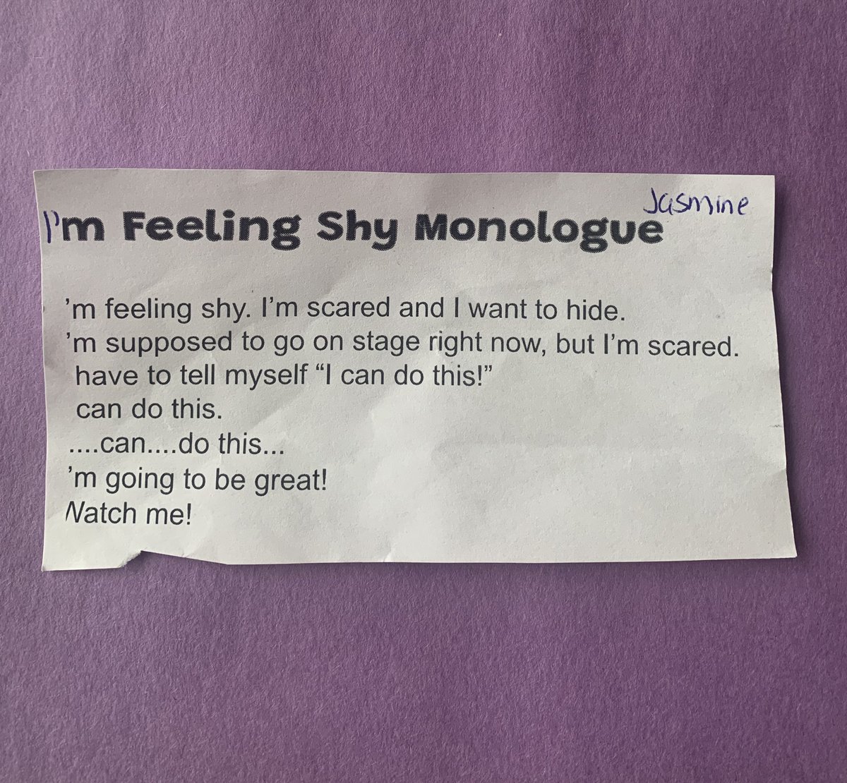 A little #MotivationMonday for you all from my daughter’s Grade 2 Class. ❤️