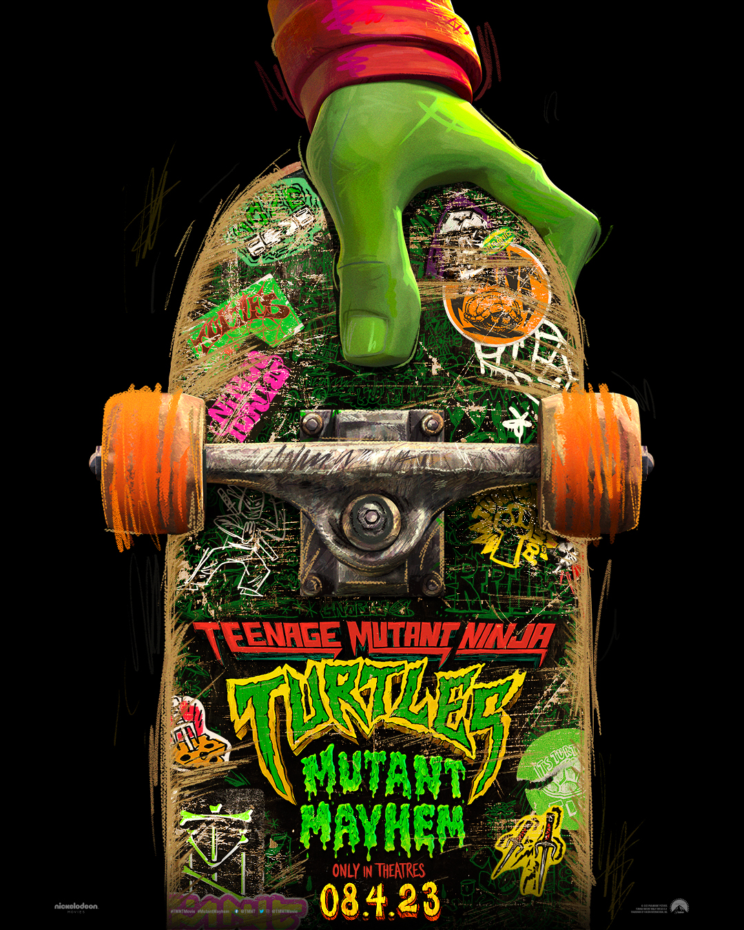 Eerste teaser & poster van Teenage Mutant Ninja Turtles Mutant Mayhem 