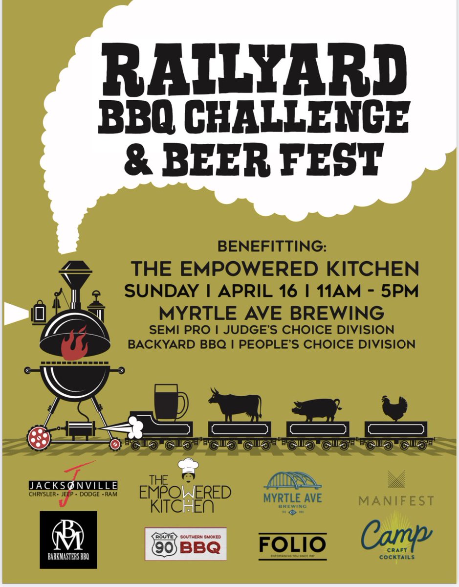 Hey Jacksonville!
Get your friends, office mates and neighbors together and form a team for the BBQ and Beer fest. We are hosting a competition fundraiser and you could win! #BBQCompetition #smokedmeat #craftbeer #teambuilding #officeparty #letthesmacktalkingbegin