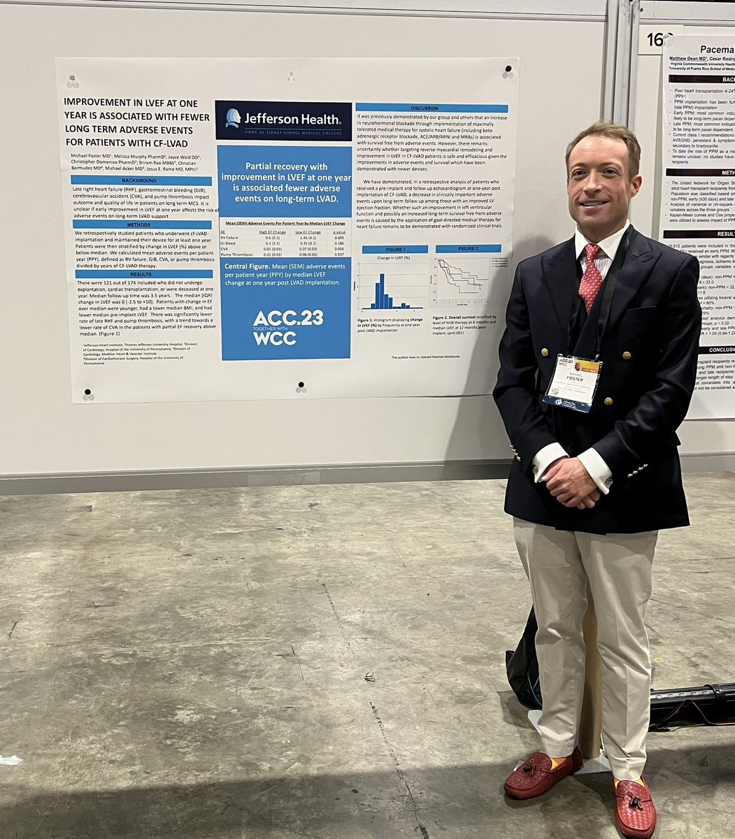 Michael Foster (@m_fostermd) on Twitter photo Positive change in LVEF at one year post LVAD implant was associated with fewer major adverse events per patient year <a href="/CooperIMRes/">Cooper IM Residency</a> <a href="/TJHeartFellows/">Jefferson Cardiology Fellows</a> Positive change in LVEF at one year post LVAD implant was associated with fewer major adverse events per patient year <a href="/CooperIMRes/">Cooper IM Residency</a> <a href="/TJHeartFellows/">Jefferson Cardiology Fellows</a>
