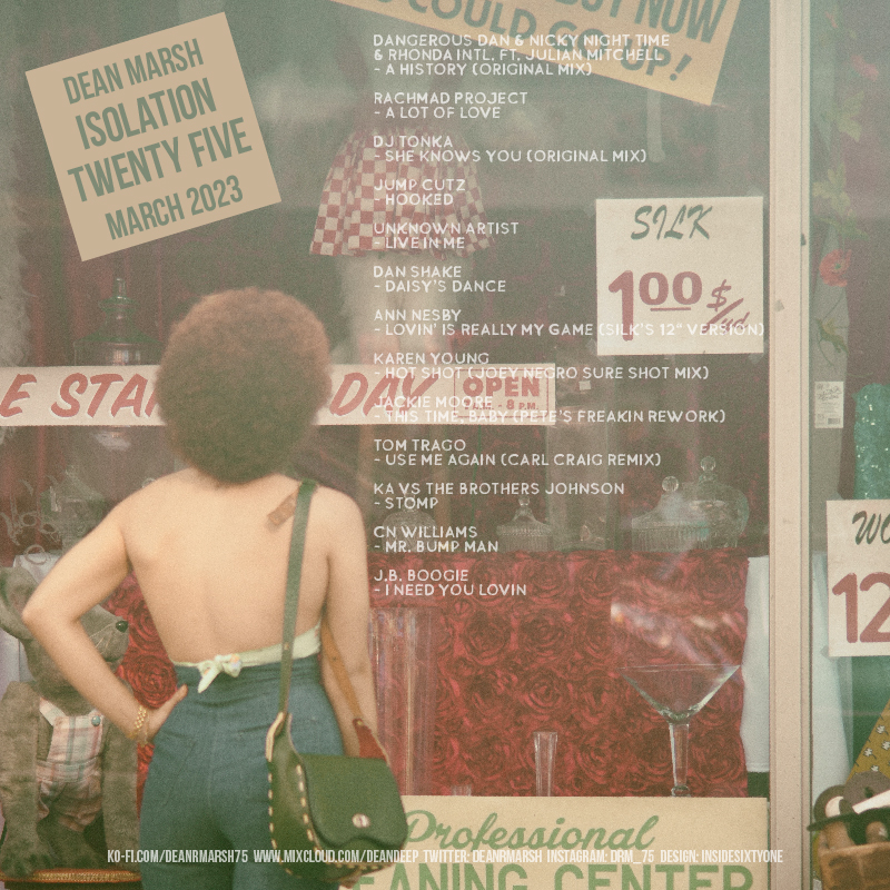 Finally!!!

Here's my Iso Twenty Five for March.
An hour and a half of discofied business.
Rt's very much appreciated.

Share the love ✊

mixcloud.com/deandeep/dean-…