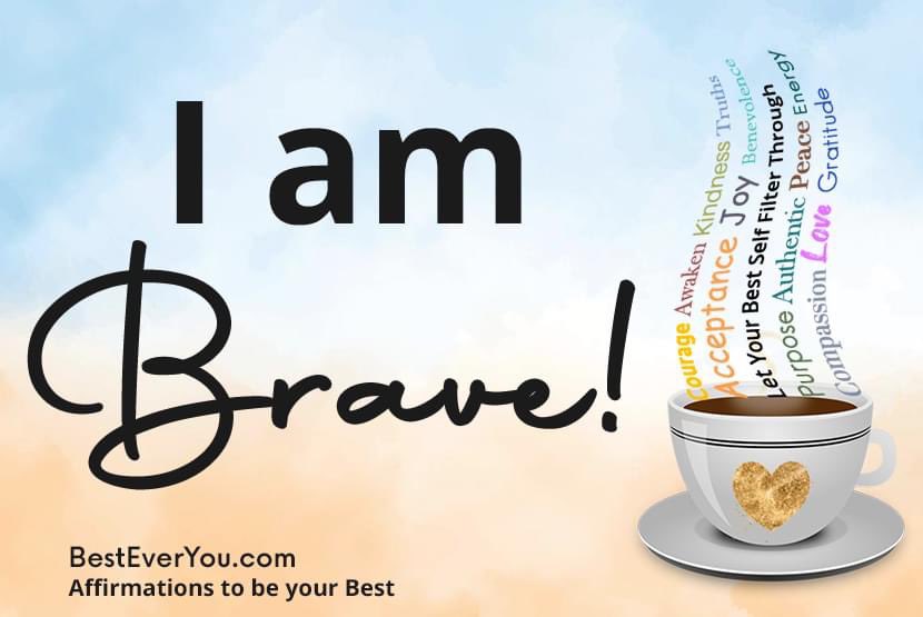 BlueberryandJam's tweet photo. Affirmation: I am BRAVE!
#Affirmation #MondayMotivation #selfhelp #coffeeselfhelp #BestEverYou #personalgrowth https://t.co/fVrMeGlnPJ