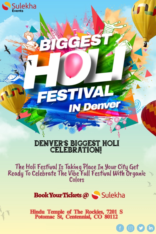 USA! Denver's Biggest Holi Celebration! 

Book your passes here: https://t.co/G1LrkfVC2g

#holi #holi2023 #holiparty #holiphotography #holiphotoshoot #meholi2023 #eventplanning #indianinaustin #indianfestival #festivalofcolors #festivalofthearts #festivalseason #colorfull https://t.co/ry73D04waj