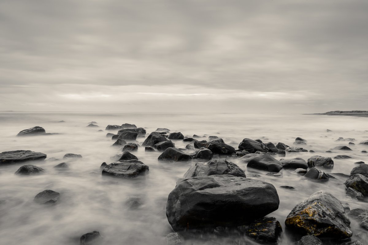 ImagesCoast's tweet image. Gold selected colour in the seascape at Daniels Head Cape Sable Island Canada #selectivecolor #stormhour #seascapes