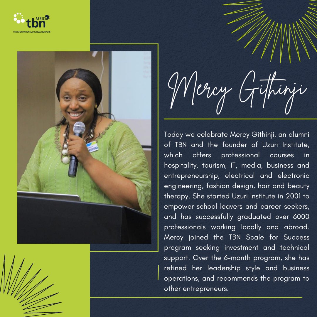 Women's Week at TBN Africa

Meet Mercy Githinji: linkedin.com/in/mercy-githi…

#womenbusinesses #opportunities #embraceequity2023 #IWD2023 #DigitALL