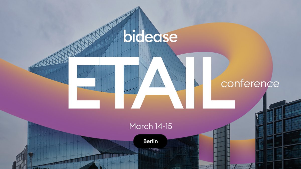 All roads lead to Berlin! And eTail! Can’t wait to be there and hope to meet all of you at this event too! To schedule a meeting, feel free to send your request to hello@bidease.com
#Bidease #DSP #eTail #programmaticadvertising #appmarketing