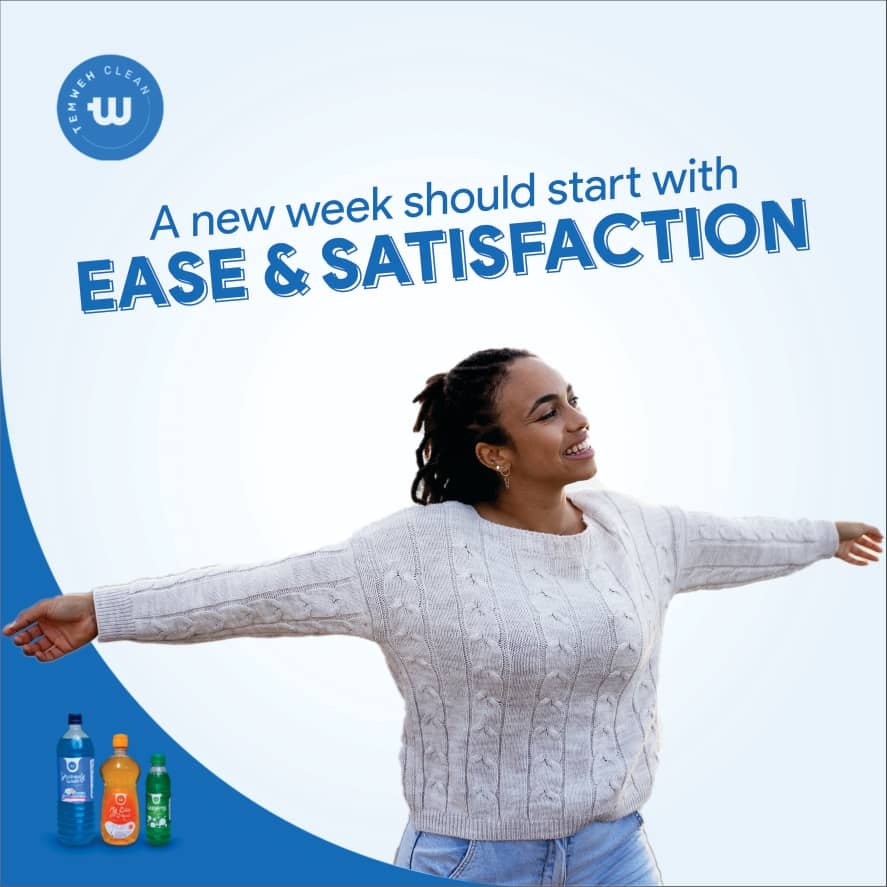 Dear World Changer,

Do well to have a great week!

#TemwehClean
#Liquidsoap
#Easywash
#Satisfaction
#Newweek