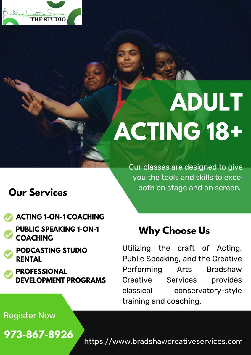 BCSTheSTUDIO's tweet photo. Are you looking for a fun and educational way to explore the world of acting? Check out our adult Acting Classes!

Hashtags: 
#AdultActingClasses #ActingWorkshopsForAdults #ActingLessonsForAdults
 #ActingClassForBeginners #ActingForAdults #AdultActors https://t.co/L3ma7gwSbD