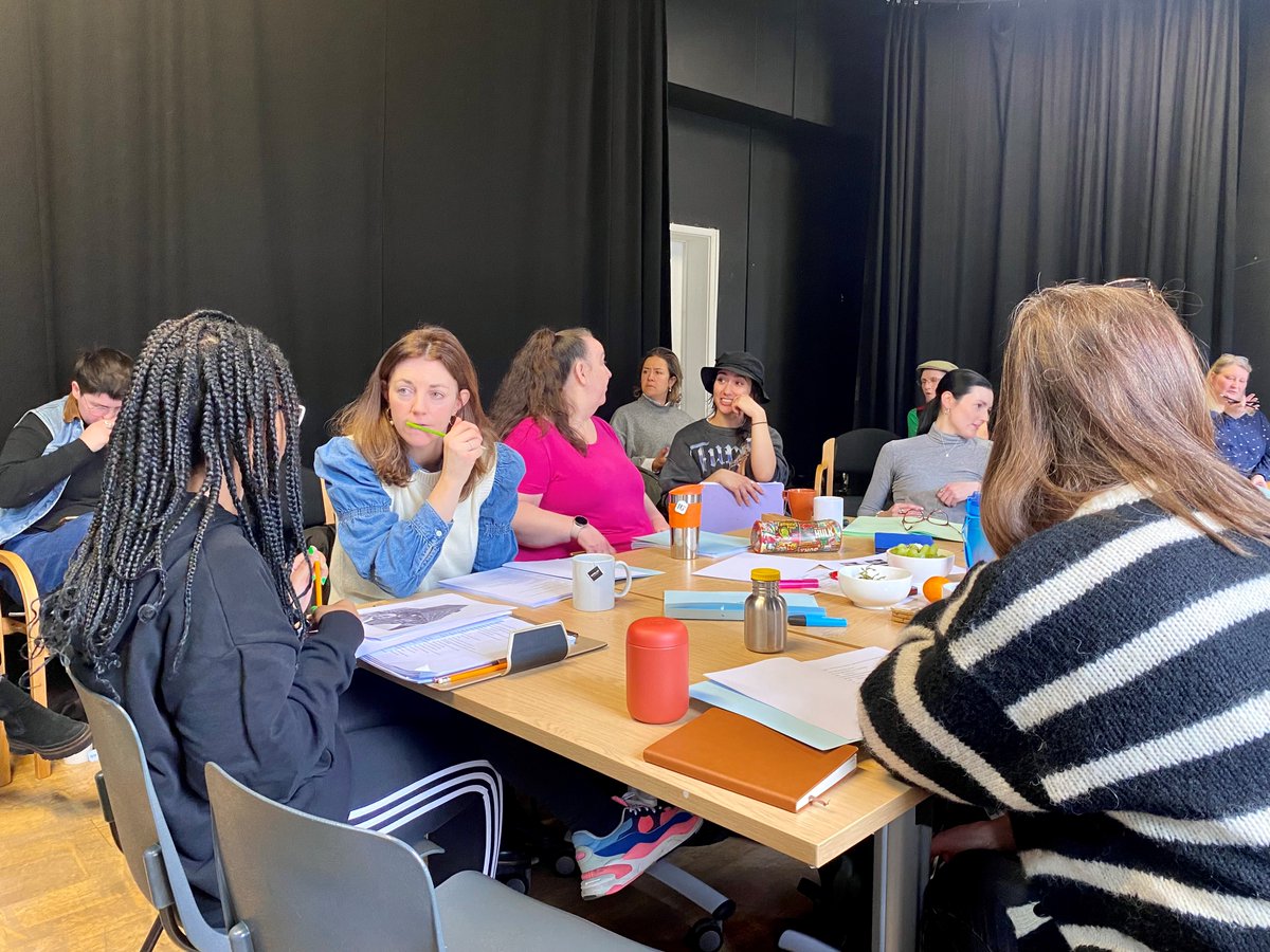 Fantastic morning welcoming colleagues from @NationalTheatre here at Clean Break to celebrate the first day of rehearsals for co-production Dixon and Daughters. Electrifying energy in our building now after an absolutely brilliant read-through!