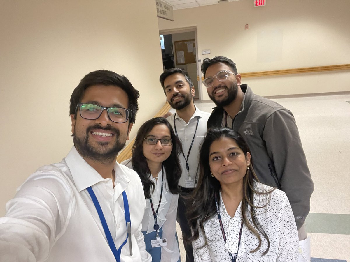 Thank you <a href="/PennHospitalist/">Penn Medicine Division of Hospital Medicine</a> Dr. Vatsal Bhatt for providing excellent patient care and exemplary teaching to our residents <a href="/DrMansiNaik/">Mansi Naik</a> <a href="/irtzabadar/">Irtza Badar, MD</a> <a href="/DrMounikaBinkam/">Mounika</a> <a href="/RakinMRashid/">Rakin Rashid, MD</a> !