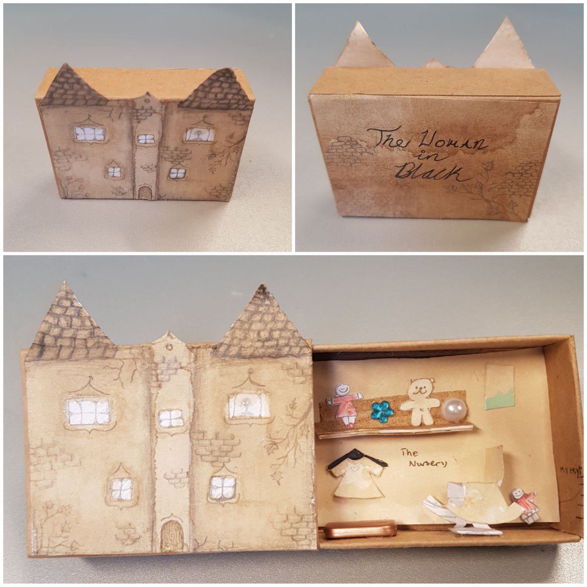 EnglishUpton's tweet photo. We received some fantastic entries for our @WorldBookDayUK's Match-books competition.

Here are Joanne (Y9), Alex (Y7), Aleksander (Y7), Delaney (Y7), Maisy (Y7) and Maya (Y8) with their entries and prizes.

Joanne's 'The Woman in Black' entry was our overall winner!

@UptonVoice https://t.co/20maPF70hg