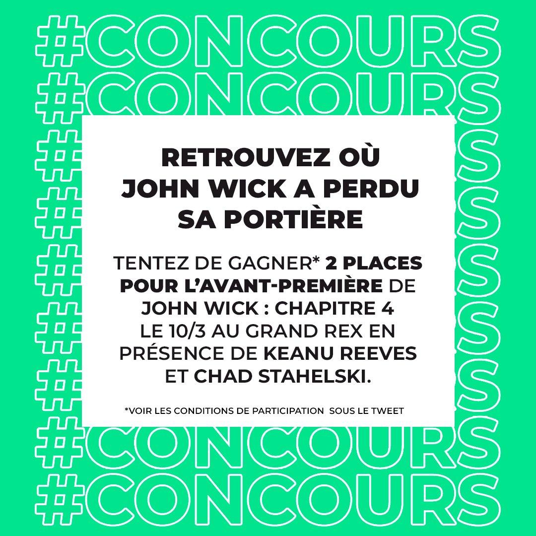 REDbySFR's tweet photo. [#CONCOURS] #JohnWick n’a pas perdu sa rage, par contre il a perdu sa portière et dedans il y a 2 places pour l’avant-première du film. Localisez l’emplacement de la portière et tentez de gagner 2 places pour l’avant-première en présence de Keanu Reeves. 

Je participe 👇 https://t.co/RByLVwAyyc