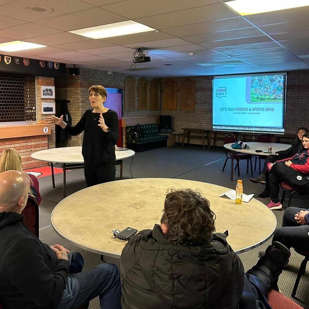 Big thanks to @SLTaylor73 for delivering a #periodpower workshop to @WarwickshireRFU under 16's girls last week - don't miss our FREE Period Power event tonight at @1millstreet 7-pm.