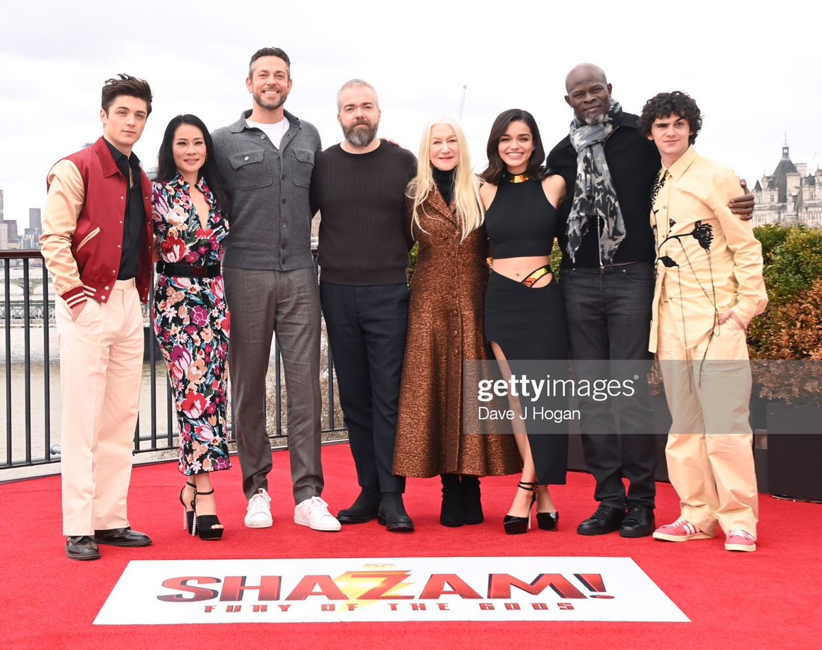 Shazam! Fury of the Gods on X: Our cast is setting the London red