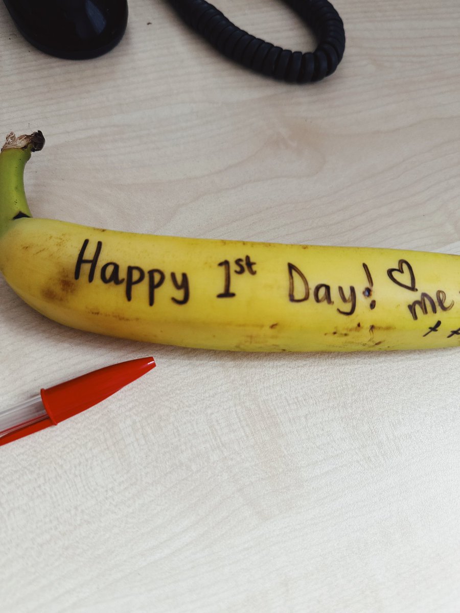 MrSteveCook's tweet image. #FirstDayBanana 💚
