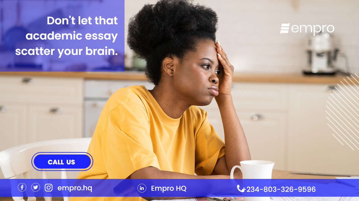 empro_hq's tweet image. &apos;New week; new energy&apos;, they say.

But you are not feeling all of that nonsense because you are stuck with a project that&apos;s making you forget how to breathe😔

Don&apos;t sweat it. Take a breather, grab that cup of tea and call us.

We are available to support you.

#empro #creative