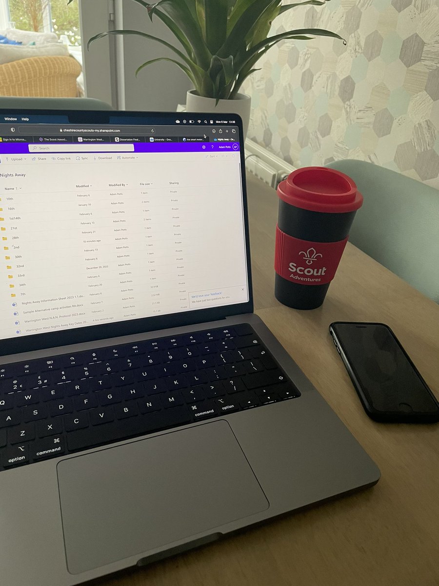 Adam_Scouts's tweet photo. Time to catch up on emails from the weekendโฆ with a coffee in my new mug ๐ #leadvolunteer #scouting #skillsforlife https://t.co/5F9kH8EGHF