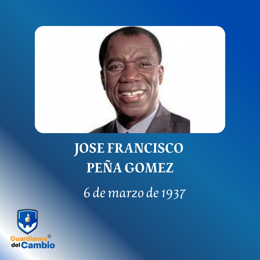 GuardianesSomos's tweet photo. Un día como hoy 6 de marzo de 1937 nació José Francisco Peña Gomez,fue un abogado y político.

La historia dominicana le recordará como como una de las figuras más prominentes de la política Dominicana del siglo XX y uno de los líderes más populares. https://t.co/pEPxuF1Mlf