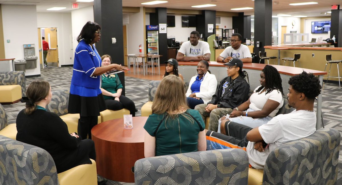 uncplibrary's tweet photo. On March 2, 2023, former UNCP professor Sharon Scott presented "Bruised but not Broken: Stories of Survival from Domestic and Intimate Partner Abuse," a book that Ms. Scott was a contributing author on, to Jennifer Randall for UNCP's Special Collections and Archives. https://t.co/MNyo494kKD