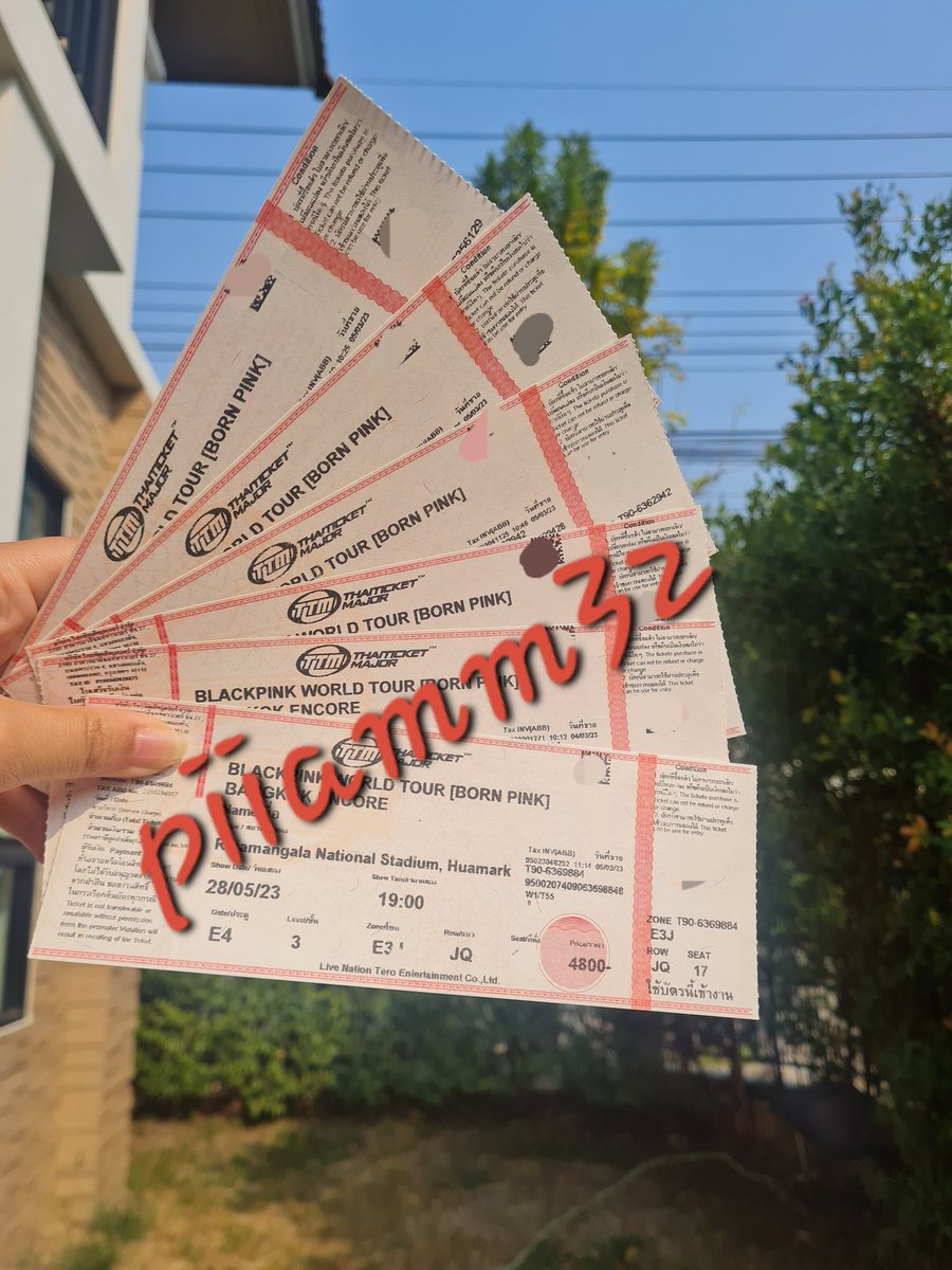 piiamm32's tweet photo. แลกบัตรครบแล้วน๊าา
เริ่มทยอยส่งให้พรุ่งนี้จ้า  😊😊
#PiiammUpdates
#PiiammTicket https://t.co/3FKkUMhZTZ