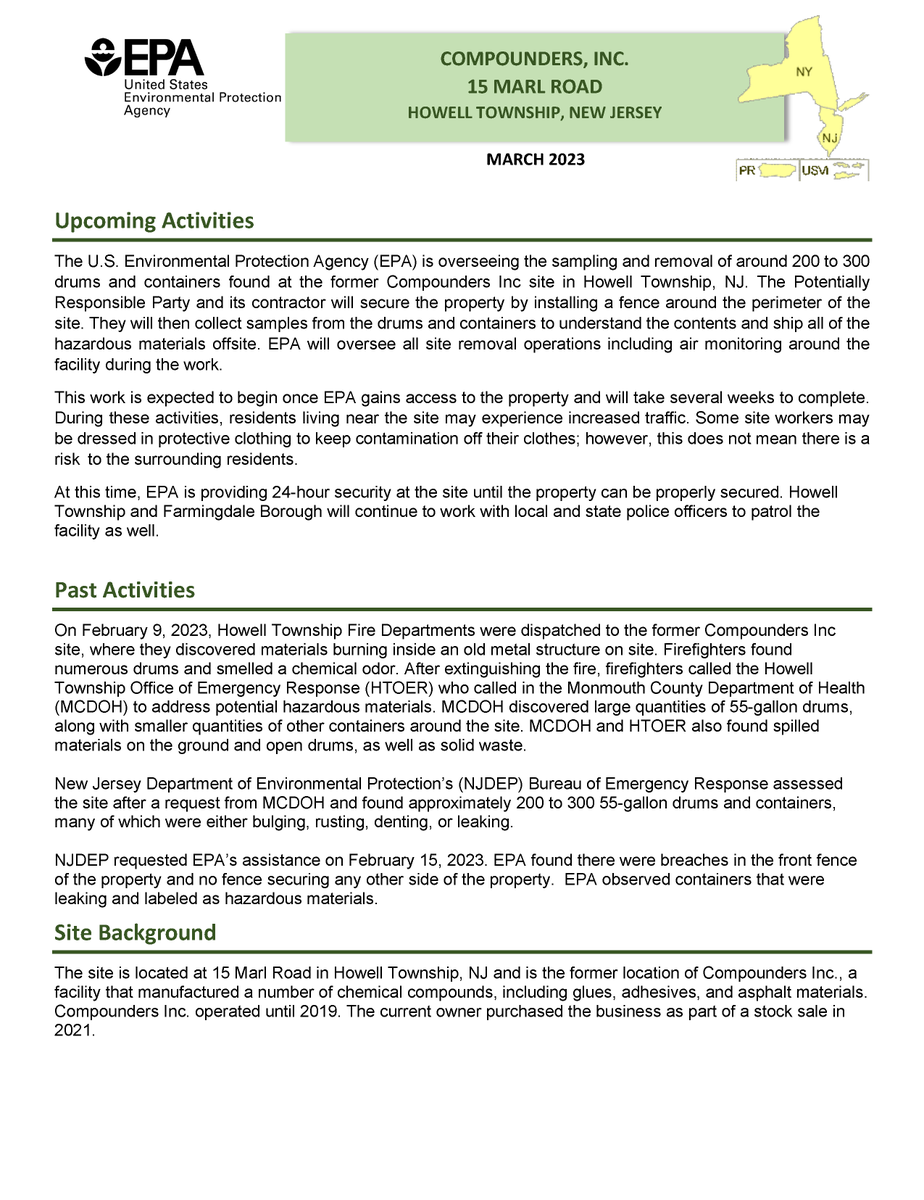 Howell Township Office of Emergency Management tweet media