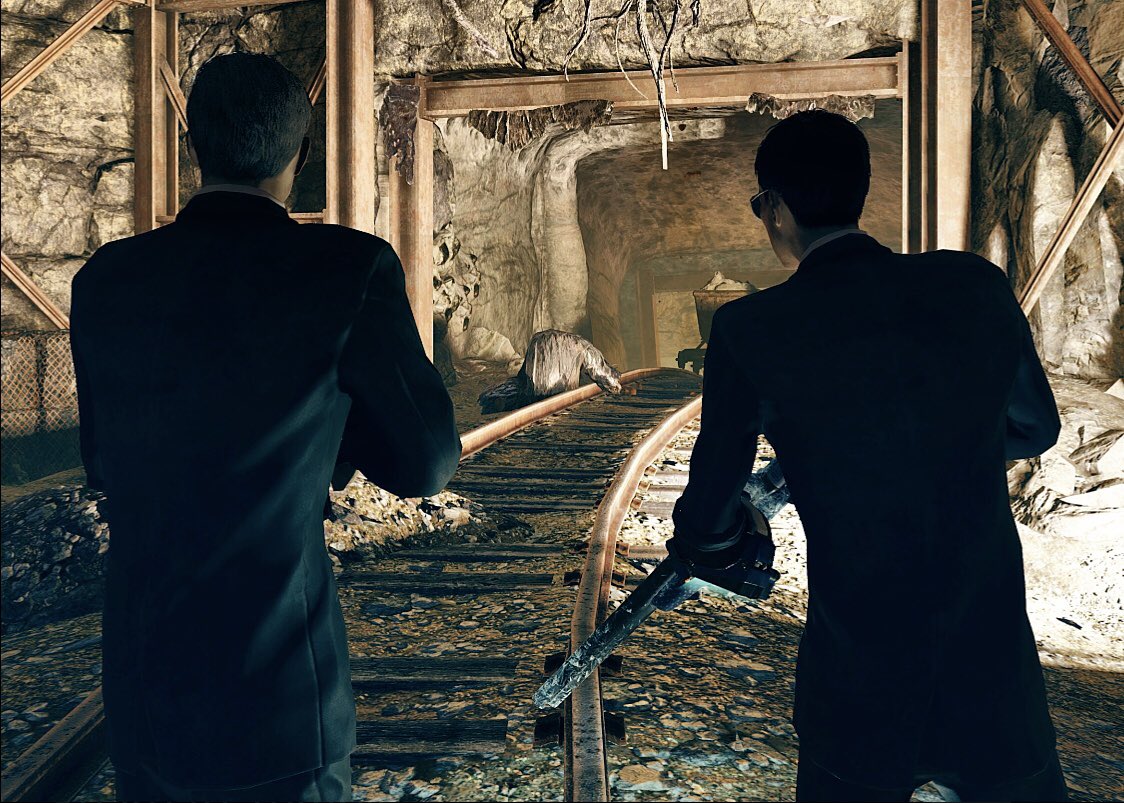 EdosOps's tweet image. Overnight EDOS agents Astro and Hargreaves were sent to investigate a Yeti sighting in one of the abandoned mine shafts. Turned out just to be a very hairy wastelander. We promptly apologized, nueralyzed, and exited.  
#Fallout76 #Fallout #EDOS #Gaming #Videogames #Xbox